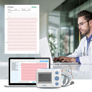 Moniteur cardiaque portable Viatom Th12 à domicile, 12 dérivations, 12 canaux, EKG, <span class=keywords><strong>ECG</strong></span>, appareil portable, prix, électrocardiogramme, moniteur Holter - Product Image 1
