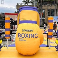 Gant de boxe gonflable géant surdimensionné pour l'ouverture de salle de sport, la promotion de combats de boxe, les événements et les fêtes
