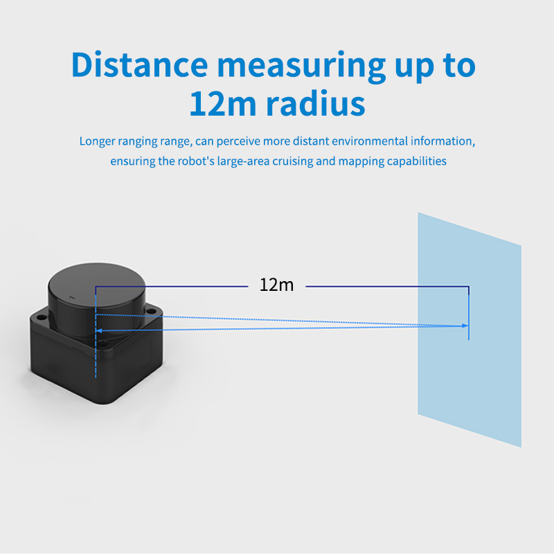 LD06 Lidar ポータブル 360 度 DTOF レーザーセンサースキャナーキット