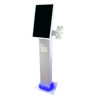 Kiosque personnalisable KIO2151 avec imprimante de reçus intégrée, écran 21,5 pouces, terminal de point de vente, design moderne élégant, refroidissement sans ventilateur