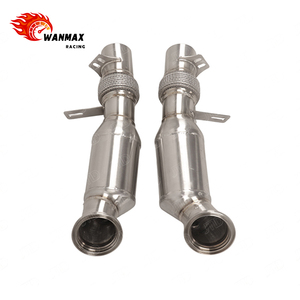 Tuyau de descente haute performance en acier inoxydable pour BMW <span class=keywords><strong>760Li</strong></span> XDrive G12 6.0L <span class=keywords><strong>V12</strong></span> bi-turbo - Tuyau avant avec catalyseur à haut débit - Product Image 6