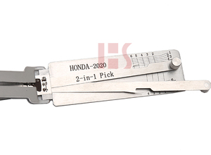 Lishi 2 <span class=keywords><strong>en</strong></span> 1 lector de llaves de coche decodificador suministros de cerrajero H <span class=keywords><strong>onda</strong></span> 2020 herramientas de selección - Product Image 5