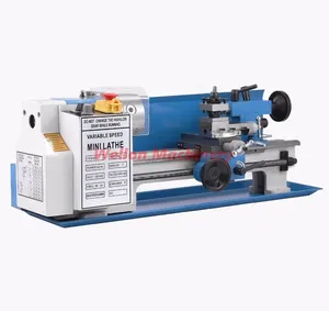 Banco tipo Mini torno CJ0618 Portátil China máquina manual Horizontal metal girando centro com Multifunções