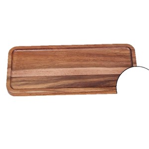 Japanese Style Rectangular Wooden <b>Tray</b> Acacia Wood For Desserts Fruits Coffee <b>Tea</b> Serving - Product Image 3