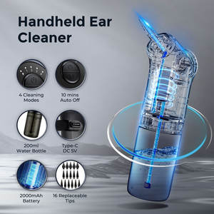 Système d'irrigation automatique des <span class=keywords><strong>oreilles</strong></span> rechargeable par USB, kit <span class=keywords><strong>de</strong></span> nettoyage électrique des <span class=keywords><strong>oreilles</strong></span>, éliminateur <span class=keywords><strong>de</strong></span> cérumen alimenté par <span class=keywords><strong>l</strong></span>'<span class=keywords><strong>eau</strong></span> - Product Image 4