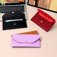 Pochette de sac d'argent porte-monnaie porte-monnaie en cuir PU portefeuille de trésorerie enveloppe pince à billets portefeuille enveloppe budgétaire réutilisable
