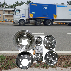 Tapacubos de cubierta de rueda de acero inoxidable 17,5 China304 mayorista para <span class=keywords><strong>autobús</strong></span> de camión Light175 suministro de existencias de alta calidad - Product Image 1