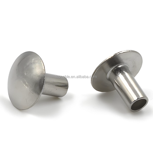 Remaches semitubulares de cabeza plana con revestimiento de freno de aluminio DIN 7338 B, remaches de categoría de producto, 1, 2 - Product Image 2