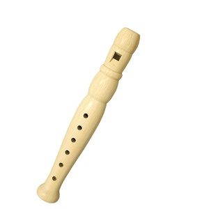 Flauto verticale a 6 fori in legno a sei fori per principianti strumento a fiato illuminazione per bambini giocattolo musicale in legno flauto - Product Image 2
