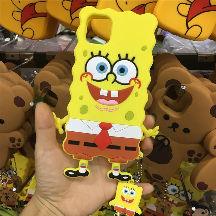 Hot 3D cartoon silicone protective casing phone case For Iphone 7/8 plus ,Girl silicone case cover for iphone 12 pro max XR XS