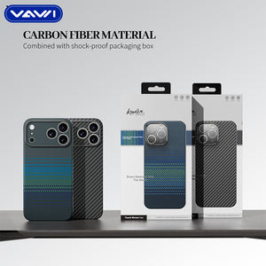 VAWI, venta al por mayor, funda de fibra de aramida para iPhone 17 Pro <span class=keywords><strong>Max</strong></span> para Samsung, Mi, Huawei, VIVO, funda magnética para teléfono comercial - Product Image 3