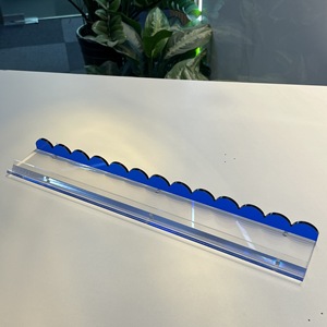 Porta Mahjong Americano Personalizzato in Acrilico a Cinque Livelli Lunghezza 17,5 Pollici 45cm Righello di Marca con Assorbimento Magnetico - Product Image 2