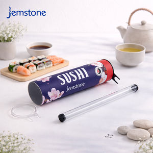 Custom Sushi Paper Tube Design Recyclable Food Grade Capsule Kraft Cardboard Cylinder Packaging Box Tube <b>Container</b> - Product Image 4