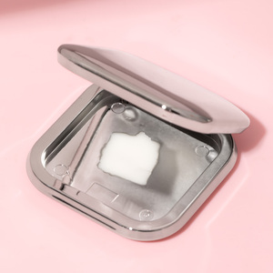 Tròn vuông nổi bật bao bì Bạc Electroplated Blush Palette Eyeshadow Palette rỗng khay từ bột nhỏ gọn - Product Image 1