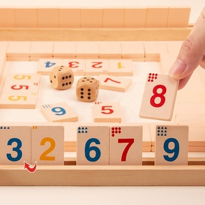 Juego de mesa de clasificación de números de madera de alta calidad, juego <span class=keywords><strong>Rummy</strong></span>, juego de matemáticas, juguetes educativos, juegos de mesa lúdicos - Product Image 2