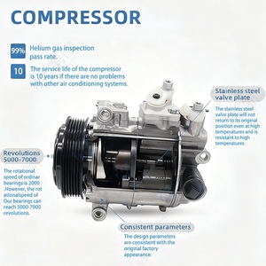 Nhà Máy bán hàng trự<span class=keywords><strong>c</strong></span> tiếp cho Mercedes-Benz Thương hiệu mới chất lượng cao 100% thử nghiệm tự động điều hòa không khí máy nén 12V 1 năm bảo hành - Product Image 6