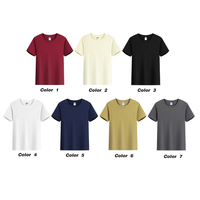 T-shirts personnalisés de haute qualité 100% coton pour hommes, t-shirt de marque avec votre logo