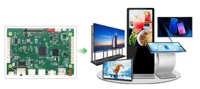 Kit de carte mère personnalisée BSD-M11 PCBA, Android 9.0 intelligent, processeur quadricœur, GPU G31MP2, double LVDS 1920x1080P 60Hz, signalisation numérique domestique