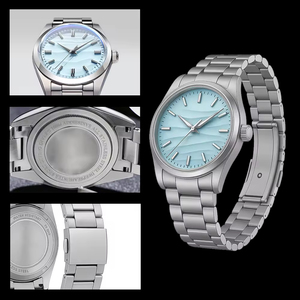 Reloj de Pulsera de Acero Inoxidable con Logotipo Personalizado, Minimalista, a la Moda, Resistente al Agua, con Esfera de Grano de Arena 3D y Movimiento de Cuarzo para Hombre - Product Image 3
