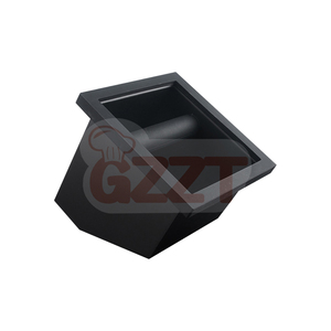 <span class=keywords><strong>Goulotte</strong></span> de boîte à café expresso, seau à déchets de bureau intégré, boîte à résidus sans fond en acier inoxydable - Product Image 4