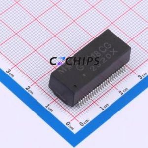 G4818CG LAN Transformer SMD-48P,30.5x12.7mm Inductor 1CT:1CT Dual <b>Port</b> 100/1000 Base-T POE - Product Image 1