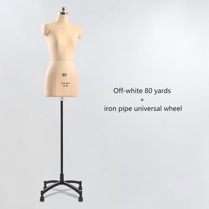 offwhite 80 iarde + ruota universale in tubo di ferro