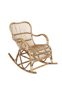 Sillón mecedora de mimbre sintético para exterior, balcón o sala de estar, muebles de mimbre sintético/poliratán para el hogar o guardería - Product Image 2
