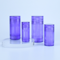 15g 30g 50g 75g Twist up Cosmétique Parfum solide Récipient de déodorant en plastique à rouler sur bâton