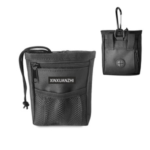 Bolsa de entrenamiento para mascotas, impermeable, de tela Oxford, portátil, para la cintura, multifuncional, para premios para perros, roja y negra - Product Image 4