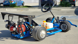 Edición limitada 212cc Gas Drift Kart Construcción hecha a mano 50 km/h Velocidad Opcional Freno de mano y ala trasera para entusiastas de las carreras - Product Image 3