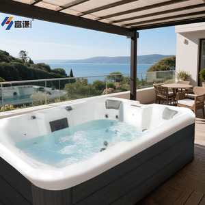Bain à remous de luxe pour 4 personnes, spa extérieur, bain à remous avec jacuzzi - Product Image 2