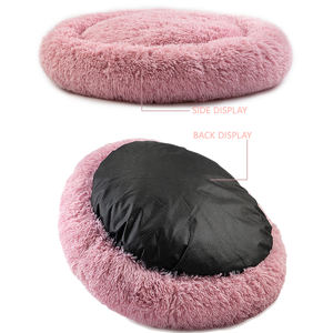Lit en peluche donuts rose pour animal de compagnie, accessoire chauffant, doux, en peluche, rond, pour chien et <span class=keywords><strong>chat</strong></span> - Product Image 2