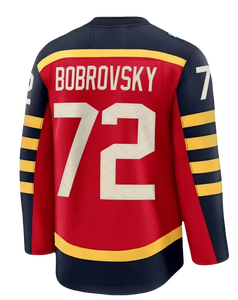Jersey Hoki Es Jahitan Terbaik 2026 New Florida 19 Matthew Tkachuk 16 Aleksander Barkov 72 Sergei Bobrovsky 63 Brad Marchand - Product Image 4