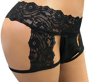 Ingrosso intimo Sexy da uomo in pizzo a tre punti biancheria intima Sexy in pizzo Sexy biancheria intima Sexy da donna - Product Image 1
