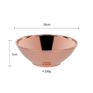 Bol à salade japonais double couche de haute qualité personnalisé en usine, bol à fruits, à collations, à nouilles <span class=keywords><strong>Lamian</strong></span>, bol à nouilles Udon pour restaurant - Product Image 1