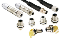 Connecteur M12 circulaire étanche IP67 industriel pour câble, 3, 7, 8, 9, 10, 12, 13, 14, 16 broches (M5, M8, M9, M16, M23, 7/8, 2, 3, 4, 5, 6, 7, 8, 9, 10, 12, 13, 14, 16)