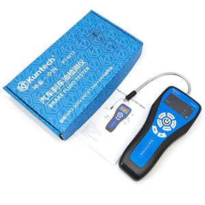 Reparasi otomatis DOT3 ENV6 penguji cairan rem layar LCD fungsi kalibrasi Manual penguji konten kelembapan minyak rem - Product Image 6