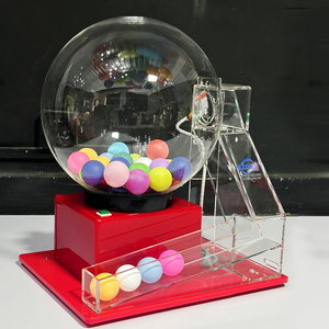 Macchina per Lotteria ad Aria Portatile Semi-Automatica a Gettoni con Garanzia di 1 Anno <span class=keywords><strong>Gioco</strong></span> Vincente per Casa o Viaggio - Product Image 1