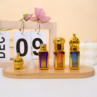 Mini Botellas de Perfume de Cristal de Lujo, Capacidad de 3ml/6ml/12ml, con Logotipo, Vacías, Elegantes, para Fragancias y Aceites Esenciales, con Tapa de Rosca para Frascos