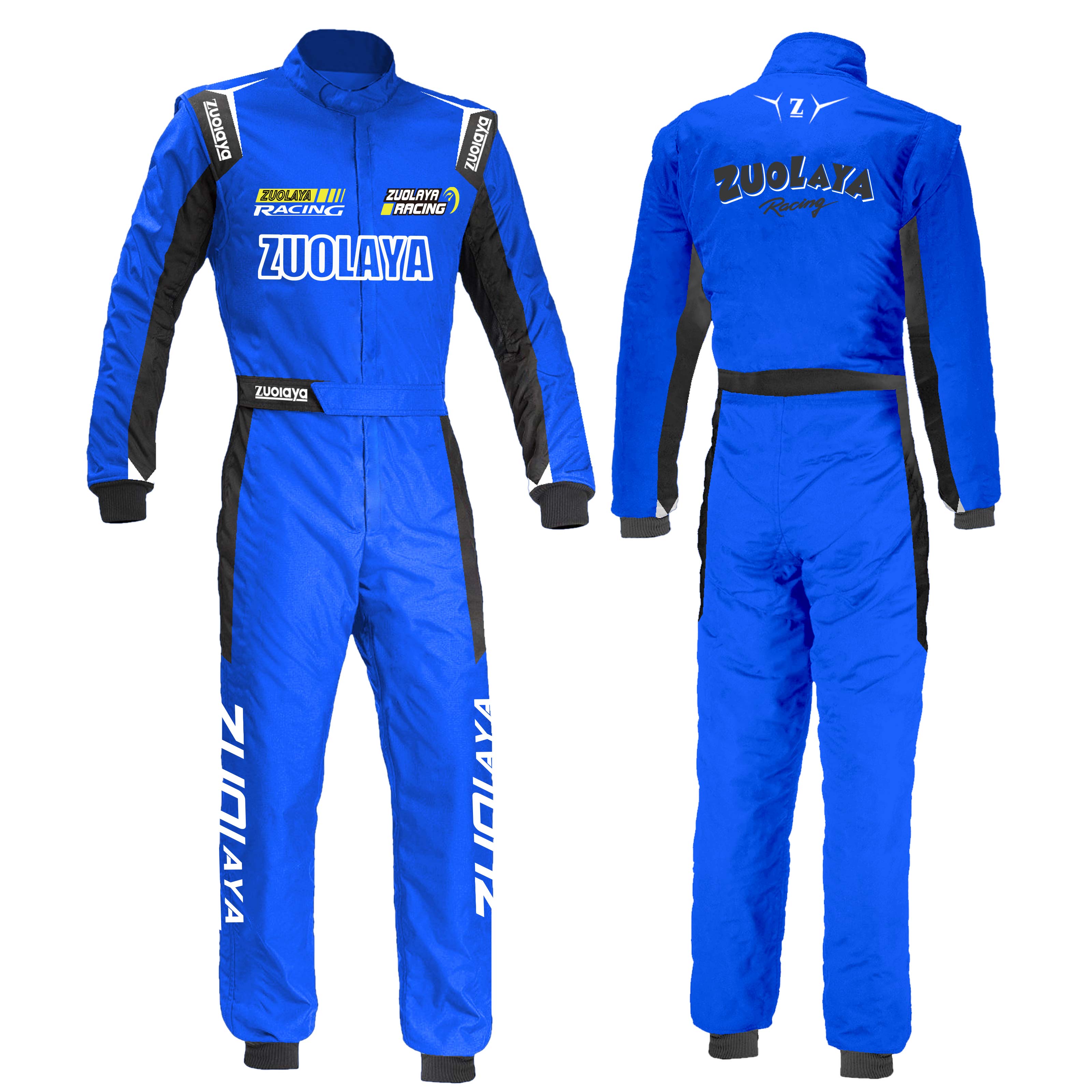 Zuolayaゴーカートレースナイロンコットンスーツオートバイ
