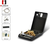 Hot Selling Safe Schlösser Pistole Lagerung Hand feuerwaffe Safe kleine biometrische Finger abdruck Safe Schloss Pistole Safe