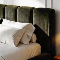 Cama de Espuma Comprimida al Vacío en Caja, Cama Tapizada