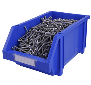 Contenedores de almacenamiento apilables de alta calidad, organizador de oficina, jaulas de almacenamiento, inyección de plástico PP para una organización eficiente - Product Image 4