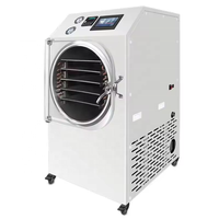 Huishoudelijke 6Kg 8Kg Fruit Food Mini Vacuüm Gedroogde Huis Vriesdroger Lyofilisator Met Olievrije Vacuümpomp Machine