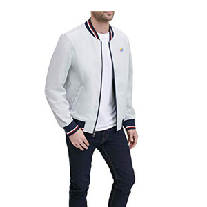 High Quality Eco-Friendly Waterproof Fleece Men's Varsity Bomber <b>Jacket</b>-Winter Ready - Product Image 5