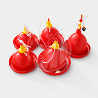 Nouvelle abreuvoir automatique Plasson Bell pour volailles, poulets de chair, poules pondeuses, canards, oies, dindes, petites, moyennes et grandes tailles, en plastique, certifiée CE