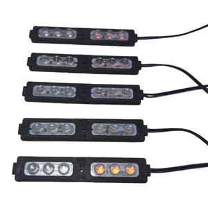 Module LED 6 9 12 LED étanche DC12V 9W, lumière d'avertissement clignotante rouge bleu jaune, lumière décorative pour moto, camion, lumière latérale de voiture - Product Image 2