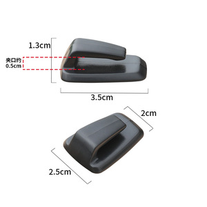 4 Ganchos Mini Adhesivos Ocultos para Coche, de ABS, para el Respaldo del Asiento, Kits para el Interior del Hogar - Product Image 1