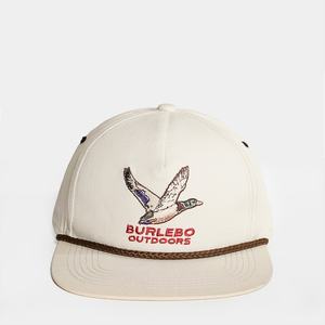 Casquettes personnalisées en coton ripstop semi-structurées avec logo brodé, 5 panneaux, snapback, chapeaux à cordon - Product Image 3