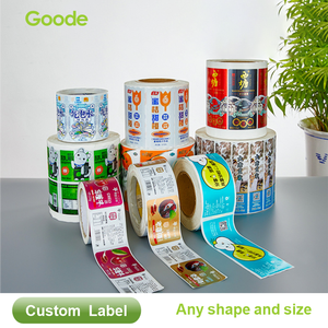 Étiquettes personnalisées Goode de qualité alimentaire pour emballage, autocollants en vinyle imperméables, impression de formes personnalisées pour bocaux, bouteilles, contenants, décoration - Product Image 2